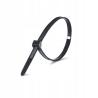 Defenzo opaski zaciskowe czarne 300x3,6mm (100 sztuk)