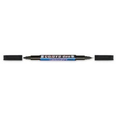 Marker dwustronny Granit M830 czarny do CD/DVD