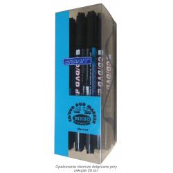 Marker dwustronny Granit M830 czarny do CD/DVD