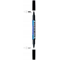 Marker dwustronny Granit M830 czarny do CD/DVD