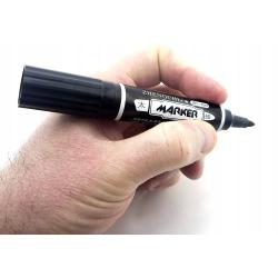 Marker dwustronny Granit M830 czarny do CD/DVD