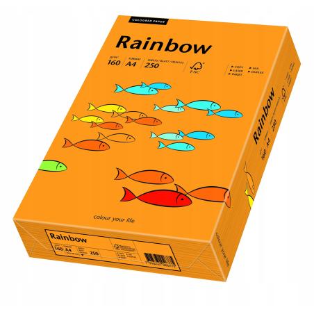 Papier xero A4 160g R24 pomarańczowy