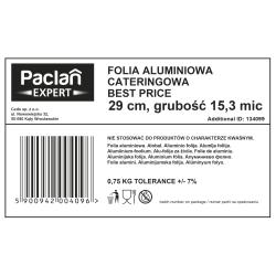 Folia aluminiowa gruba i wytrzymała 30m JAN NIEZBĘDNY z tłoczonymi wzorami
