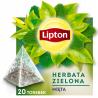 Lipton Herbata Zielona Piramidka Miętowa 20 torebek