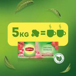 Lipton Herbata Zielona Piramidka Miętowa 20 torebek