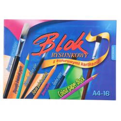 Blok techniczny biały A4 10 sztuk 160 g Kreska