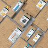 Segregator Leitz Cosy A4 80 mm mechanizm 180° niebieski