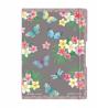 Notatnik A4 2x40 kartek linia/kratka PP flex ladylike butterfli Herlitz