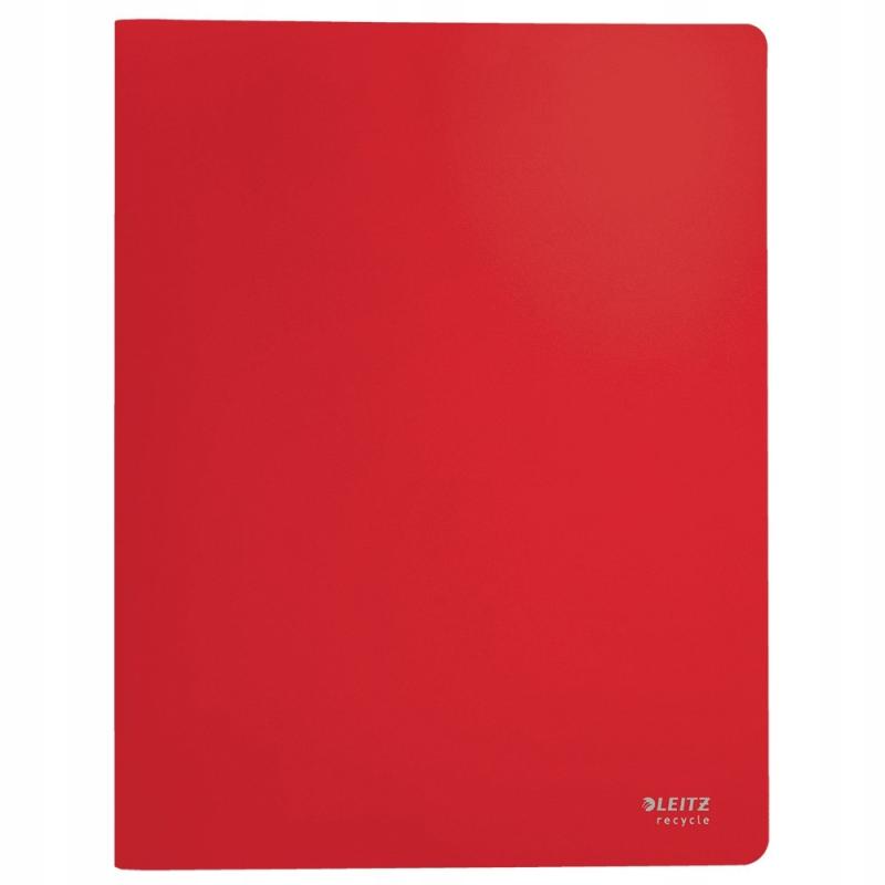 Album ofertowy Leitz Recycle 20 kieszeni A4 PP, czerwony