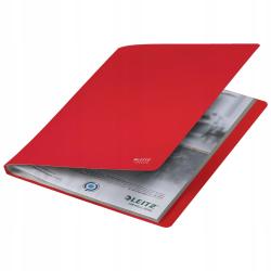 Album ofertowy Leitz Recycle 20 kieszeni A4 PP, czerwony