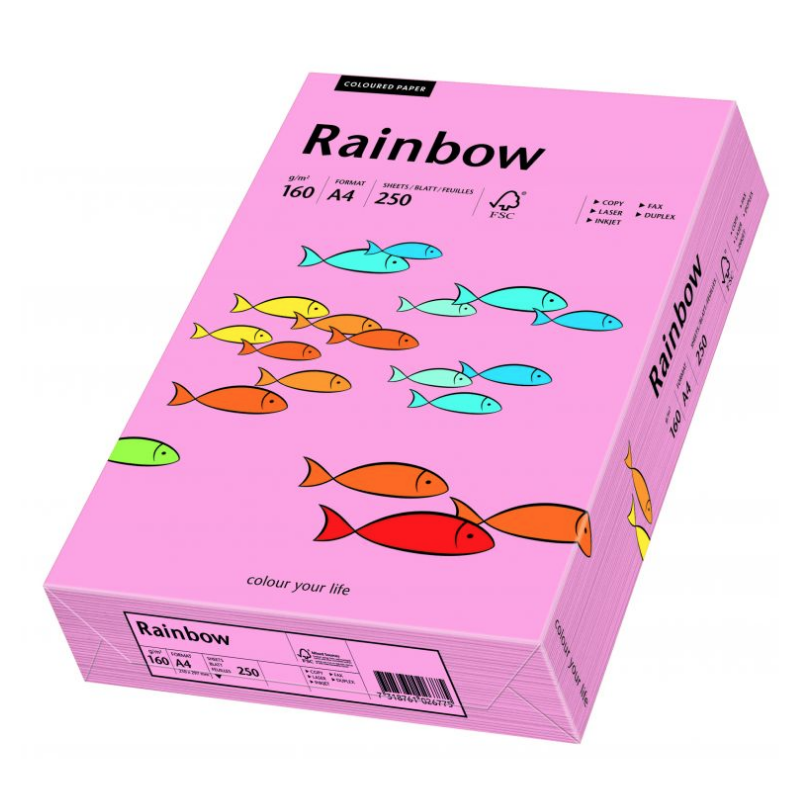 Papyrus Papier Xero A4 160g różowy R55 opakowanie 250 sztuk