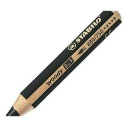 Kredka WOODY czarna 880/750 Stabilo