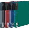 Album ofertowy Pentel WING, 60 kieszeni, czerwony, z matowymi koszulkami i etykietą na grzbiecie