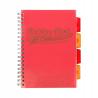 Kołozeszyt B5 200 stron kratka coral PUKKA Project Book Blush Strigo