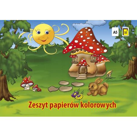 Zeszyt kolorowy A5 32 kartki Kreska