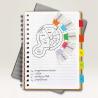 Zakładki brokatowe AVERY 74178 4x1"x1.5" do książek