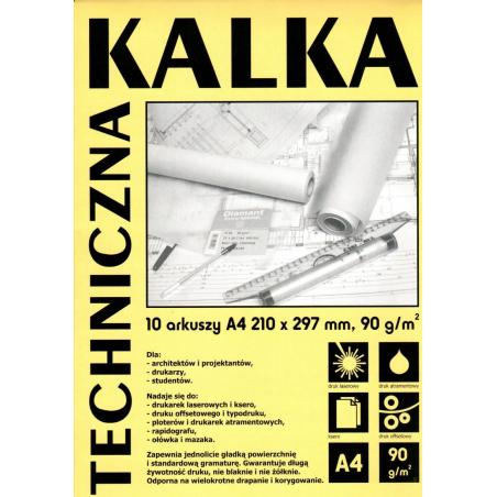 Kalka kreślarska A4 20 arkuszy 90g DIAMANT Koh-i-Noor