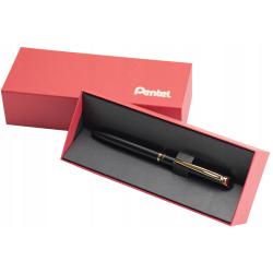 Pióro kulkowe ENERGEL 0,7 mm czarno-złota obudowa z niebieskim wkładem
