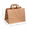 Torba ekologiczna ECOBAG 320x220x250 mm brąz gładki E4111300