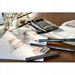 Kredka grafitowa Pitt Graphite Pure 9B Faber-Castell do szkicowania i cieniowania