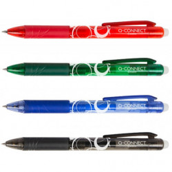 Długopis automatyczny Q-CONNECT , 1,0mm, wymazywalny, niebieski