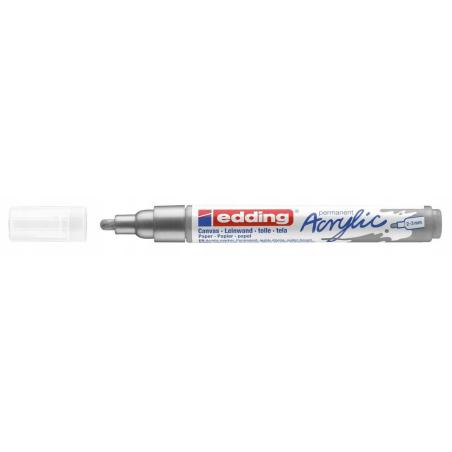Edding marker akrylowy 2-3 mm srebrny 5100/923/S ED