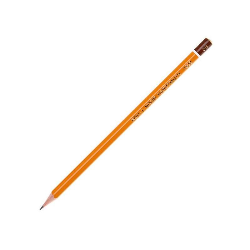 Ołówek grafitowy KOH-I-NOOR 1500-5H do rysunku technicznego i plastyki, twardość 5H, grubość grafitu 2-2,5 mm