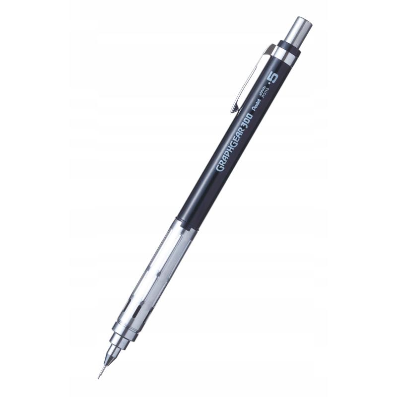 Ołówek automatyczny Pentel GRAPHGEAR 300A 0,5 mm czarny PG315-AX