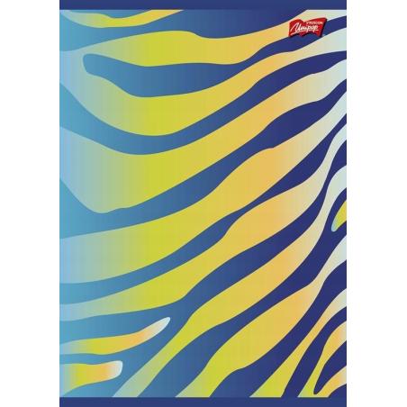 Zeszyt A5 60 kartek linia Kolekcja RAINBOW St.Majewski okładka laminowana