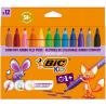 Flamastry BIC Kids Jumbo Comfort Grip 12 sztuk