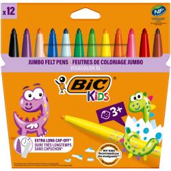 Flamastry BIC Kids Visacolor XL 12 sztuk