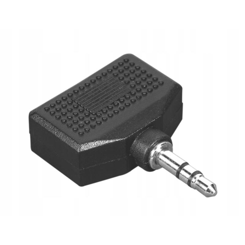 Adapter Jack 3.5 mm Hama - 2x gniazdo Jack 3.5 mm