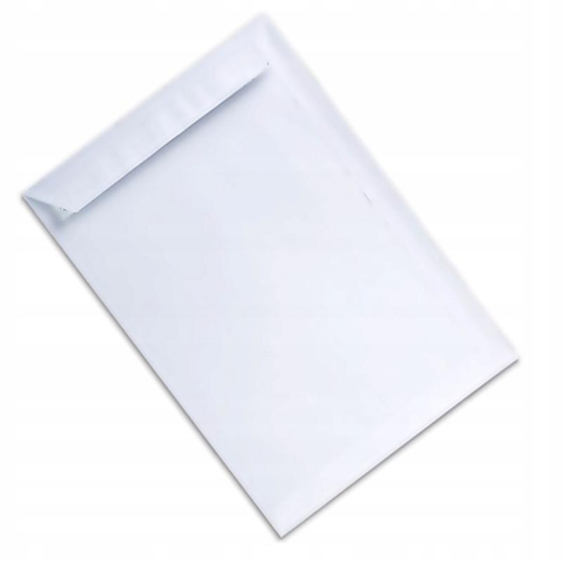 Koperty aktowe samoklejące z paskiem B4 HK białe 250x353 mm 10 szt. NC 11060/31732030/10