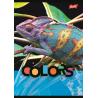 Zeszyt A5 32 kartki krata laminowany St.Majewski EXOTIC COLORS