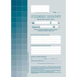 Dziennik budowy 120 stron A4 603-2Z