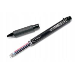 Cienkopis kulkowy 3w1 czarny, czerwony, niebieski Pentel XBLC35-A