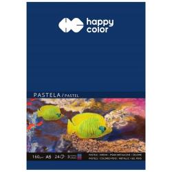 Blok portretowy A4 250g, 20 arkuszy, Happy Color