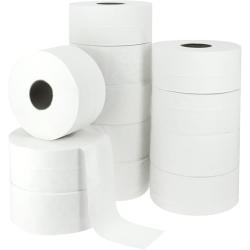 Papier toaletowy PUFFO JUMBO PREMIUM 2 warstwy 100m biały 12 sztuk celuloza