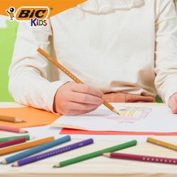 BIC Kids Smooth ECO Kredki drewniane 12 sztuk