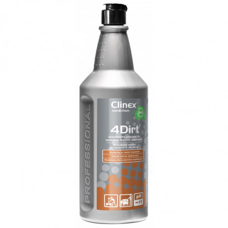 Preparat CLINEX 4Dirt, do usuwania tłustych zabrudzeń, 1l
