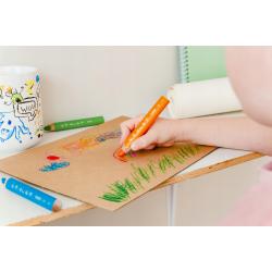 Kredki ołówkowe BIC Kids Multisurface ECO 6 kolorów + temperówka w pudełku 515220
