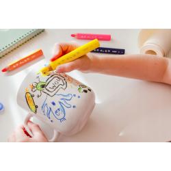 Kredki ołówkowe BIC Kids Multisurface ECO 6 kolorów + temperówka w pudełku 515220