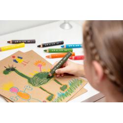 Kredki ołówkowe BIC Kids Multisurface ECO 6 kolorów + temperówka w pudełku 515220