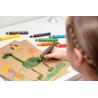 Kredki ołówkowe BIC Kids Multisurface ECO 6 kolorów + temperówka w pudełku 515220