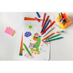 Kredki ołówkowe BIC Kids Multisurface ECO 6 kolorów + temperówka w pudełku 515220