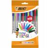 Długopis BIC Cristal Multi Colour mix 15 sztuk w etui