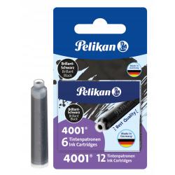Naboje Pelikan tp (6) czarne 2 sztuki blister 330803