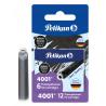 Naboje Pelikan tp (6) czarne 2 sztuki blister 330803