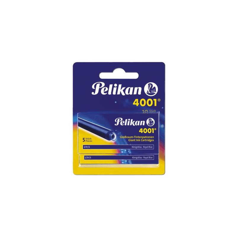 Naboje GTP (5) niebieskie 2 sztuki Pelikan w blisterze