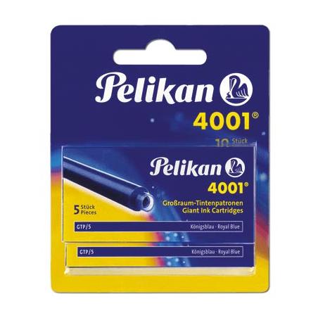 Naboje GTP (5) niebieskie 2 sztuki Pelikan w blisterze
